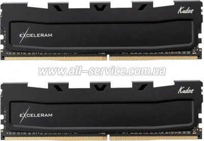     DDR5 64GB (2x32GB) 6400 MHz Black Kudos eXceleram (EK50640643239CD)