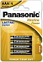  Panasonic ALKALINE POWER AAA BLI 4 (LR03REB/4BPR)