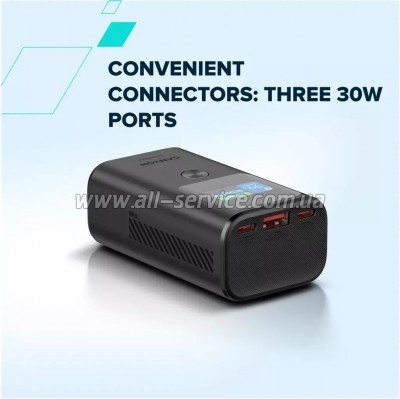 ������� ������������� Canyon 10000mAh OnPower 130 TFT PD/ 30W Dark Grey (CNS-CPB130DG)