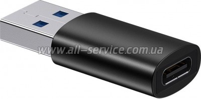 ������� USB 3.1 M to USB-C F black Baseus (ZJJQ000101)