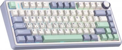 ���������� Aula F75 Gasket Greywood V3 switch Hot-Swap PBT Wireless/Bluetooth/USB White (6948391208640)