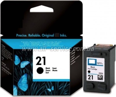  HP 21 DJ3920/ 3940/ PSC1410 black (C9351AE)