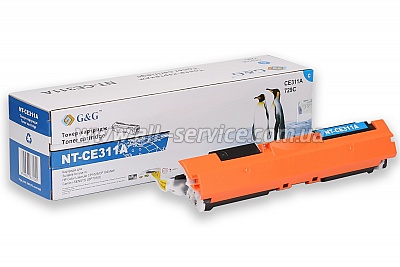  G&G HP Color LJ CP 1025/ CP1025nw Cyan (G&G-CE311A)