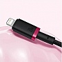 ���� ������ USB-C to Lightning 2.0m 20W red+black Baseus (P10377800U01-03)