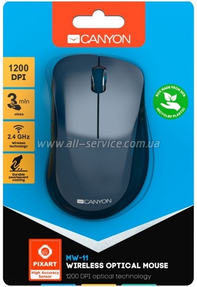  Canyon MW-11 Wireless Pixart Blue (CNE-CMSW11BL)