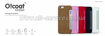  OZAKI O!coat-0.3+Pocket iPhone 5/5S Brown OC547BR