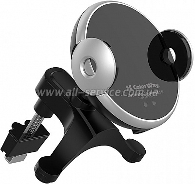     ColorWay AutoSense Car Wireless Charger 15W (CW-CHAW039Q-BK)