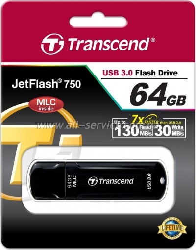 ������ 64GB Transcend JetFlash 750 (TS64GJF750K)