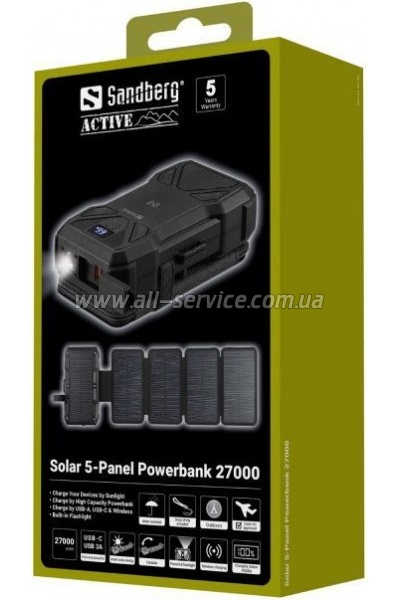 ������� ������������� Sandberg 27000mAh Solar (421-06)