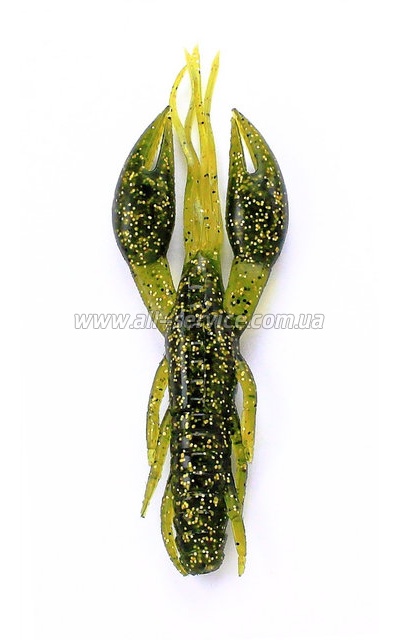 Силикон Nomura Real Craw (съедобный) 100мм 10.4гр. цвет-028 (glitter green) 6шт (NM74202810)