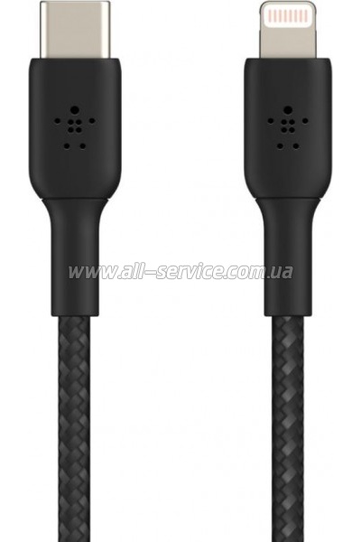 ���� ������ USB-C to Lightning 2.0m Belkin (CAA004BT2MBK)