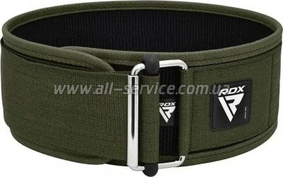   RDX RX1 Weight Lifting Belt Army Green XL (WBS-RX1AG-XL)