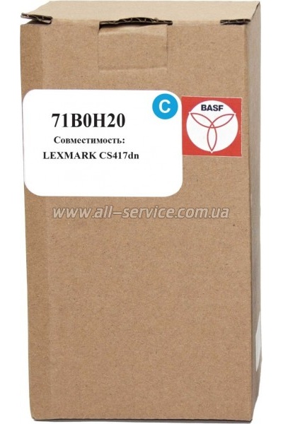 �������� BASF Lexmark CS417dn ������ 71B0H20 Cyan (BASF-KT-71B0H20)