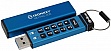  Kingston 64GB IronKey Keypad 200 AES-256 Encrypted Blue USB 3.2 (IKKP200/64GB)