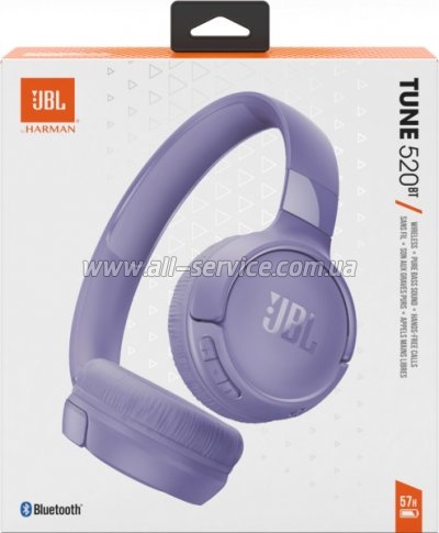  JBL Tune 520BT Purple (JBLT520BTPUREU)