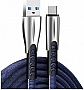 ���� ������ ColorWay USB 2.0 AM to Type-C 1.0m zinc alloy blue (CW-CBUC012-BL)