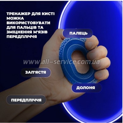  PowerPlay PP-4333 Hand Grip Light 15   (PP_4333_Blue_15kg)
