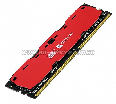 ������ 4Gb GOODRAM DDR4 2400MHz Iridium Red (IR-R2400D464L15S/4G)