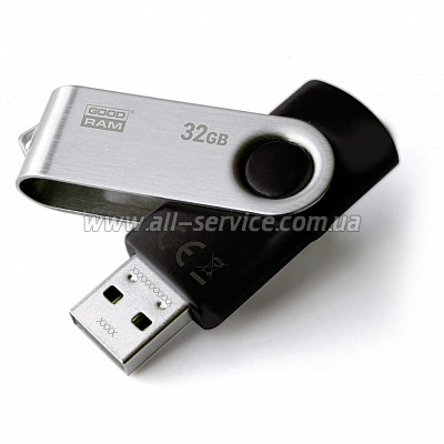  Goodram 32GB UTS2 (Twister) Black USB 2.0 (UTS2-0320K0R11)
