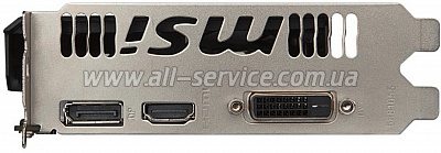  MSI GeForce GTX1050TI 4GB DDR5 AERO ITX OC (GF_GTX_1050_Ti_AERO_ITX4)