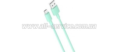 ���� ������ USB 2.0 AM to Micro 5P 1.0m 2.4A green XO (NB156-M-GR)