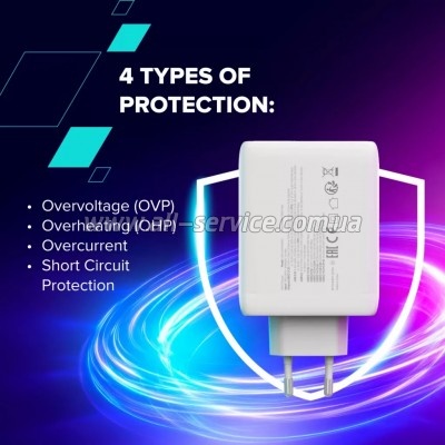 �������� ������� Canyon CU100ACC GaN 100W 3xPD 1xQC EU White (CNS-CUW100ACC)