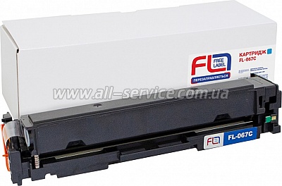 �������� FREE Label Canon 067 Canon MF650/ MF651/ MF655/ 657/ LBP630/ LBP631/ LBP633 ������ 5101C002 cyan (FL-067C)