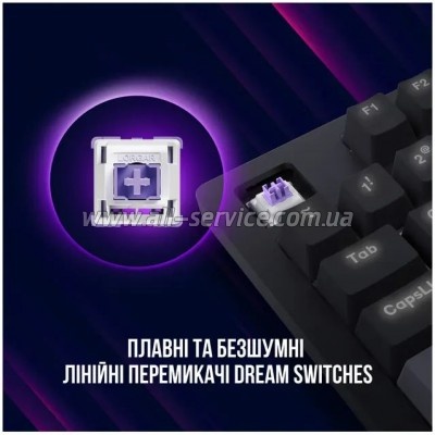  Lorgar Azar 514 RGB USB UA Black (LRG-GK514B-UA)