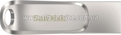 ������ SanDisk 64GB Dual Drive Luxe USB 3.1 + Type-C (SDDDC4-064G-G46)