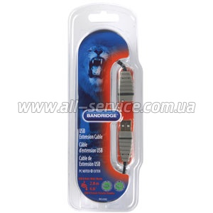 Кабель компьютерный BANDRIDGE BLUE BCL4302 USB Extension 2m Кабель компьютерный BANDRIDGE BLUE BCL4302 USB Extension 2m