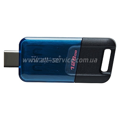  Kingston 64GB DataTraveler 80 M USB-C 3.2 Blue/Black (DT80M/64GB)