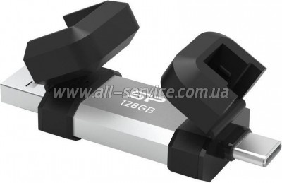  Silicon Power USB 128G SILICON POWER usb3.2+TypeC Mobile C51 (SP128GBUC3C51V1S)