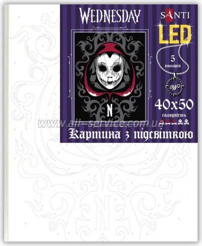    Santi Wednesday Ominous Mask 4050  LED  (955078)
