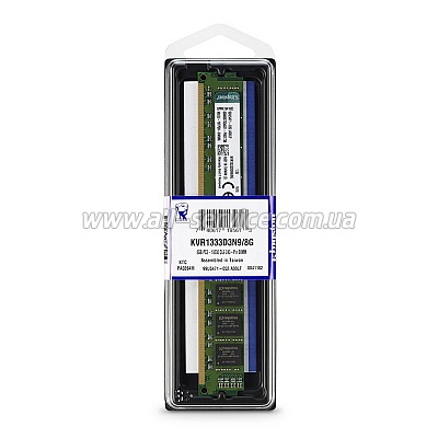  8Gb Kingston DDR3 1333MHz (KVR1333D3N9/8G)