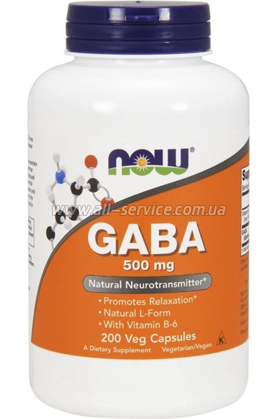  Now Foods GABA (- ) 500, 200   (NOW-00088)