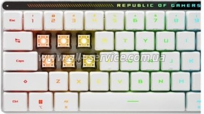  ASUS ROG Falchion RX Low Profile Red Wireless/Bluetooth/USB UA White (90MP03EC-BKMA10)