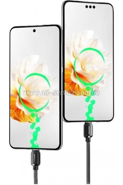 ���� ������ USB 2.0 AM to USB-C 1.0m 7A black Essager (EXCT-TD01-P)