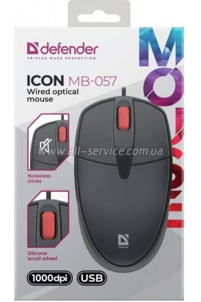 ����� Defender Icon MB-057 USB Black (52057)