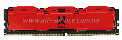  GOODRAM 8Gb DDR4 3000MHz IRDM Red (IR-XR3000D464L16S/8G)