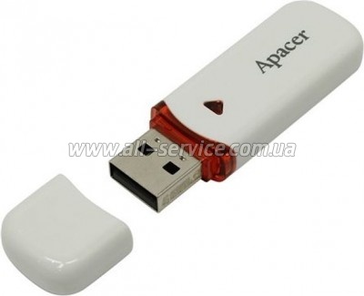  Apacer 32GB AH333 white USB 2.0 (AP32GAH333W-1)