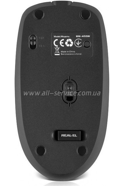  REAL-EL RM-455W Wireless/Bluetooth Black/Gray (EL123200047)