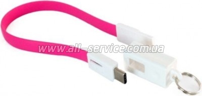 ���� ������ USB 2.0 AM to USB-C 0.18m pink Extradigital (KBU1788)