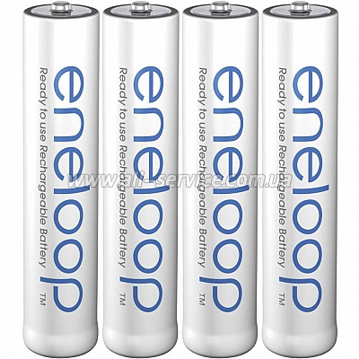  Panasonic Eneloop AAA 750 4BP mAh NI-MH (BK-4MCCE/4BE)