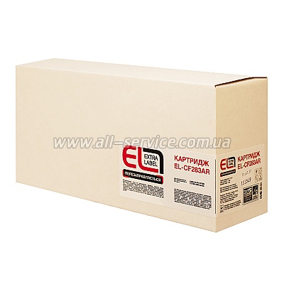  HP LJ CF283A (EL-CF283AR) EXTRA Label