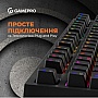  GamePro MK180B Hot-Swap Red Swich RGB USB UA Black (MK180B)