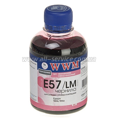 Чeрнила WWM (200 г) EPSON Stylus Photo R2400/2880 (Light Magenta) E57/LM Чeрнила WWM (200 г) EPSON Stylus Photo R2400/2880 (Light Magenta) E57/LM