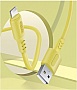 ���� ������ USB 2.0 AM to USB-C 1.0m soft silicone yellow ColorWay (CW-CBUC043-Y)