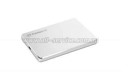  Transcend StoreJet 2.5 USB 3.1 Type-C 1TB MC Silver (TS1TSJ25C3S)