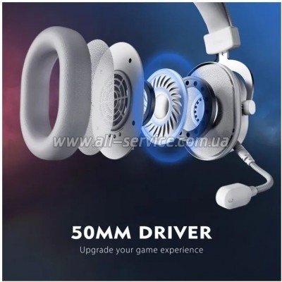 �������� Fifine H6 RGB 7.1 White (H6W)