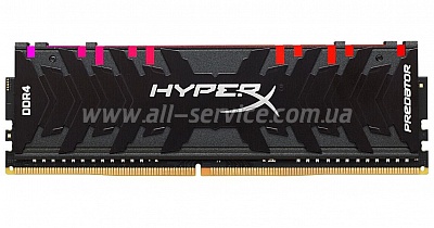  8Gb DDR4 3200MHz KINGSTON HyperX Predator RGB (HX432C16PB3A/8)